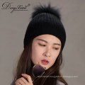 Wholesale Cheap And Fashion Winter Knitted Beanie Hat Pom